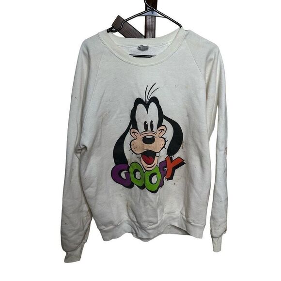 VTG 80s Disney Goofy Crewneck USA OS - Picture 1 of 5